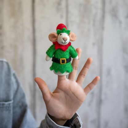 Vingerpopje Kerst Figuurtjes - Diverse Varianten