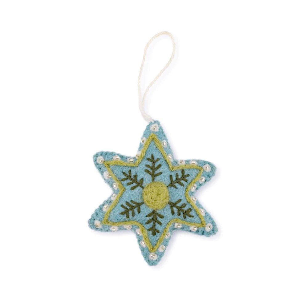 Hanger Ster Embroidery - Diverse Kleuren