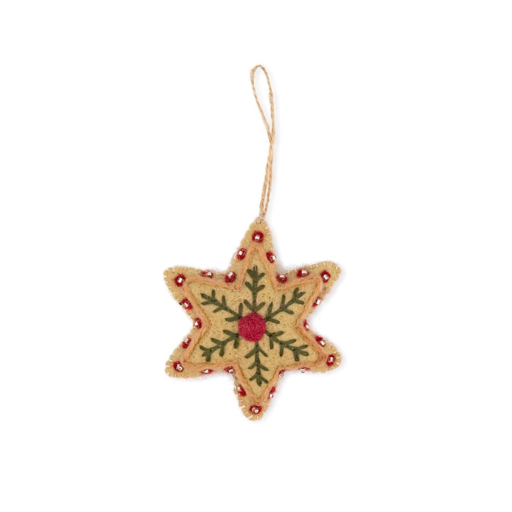 Hanger Ster Embroidery - Diverse Kleuren