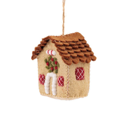 Hanger Huisje English Christmas - Diverse Kleuren