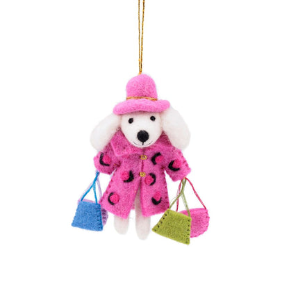 Hanger Poedel Shopaholic - Diverse Kleuren