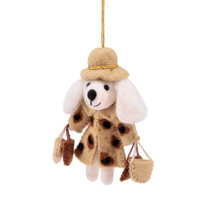 Hanger Poedel Shopaholic - Diverse Kleuren