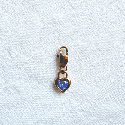 Zirkonia Hart Charm - Diverse Kleuren