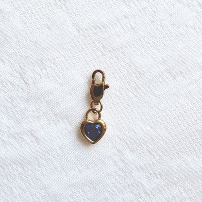 Zirkonia Hart Charm - Diverse Kleuren
