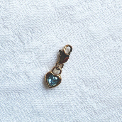Zirkonia Hart Charm - Diverse Kleuren