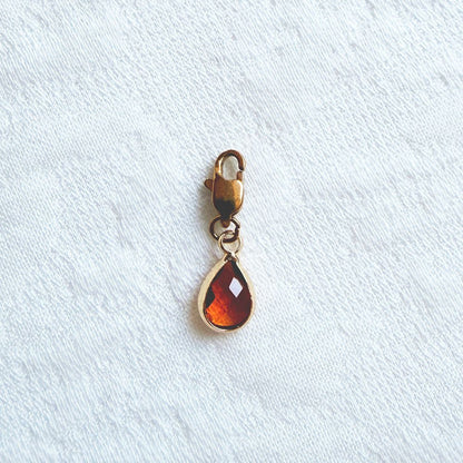 Glazen Druppel Charm - Diverse Kleuren