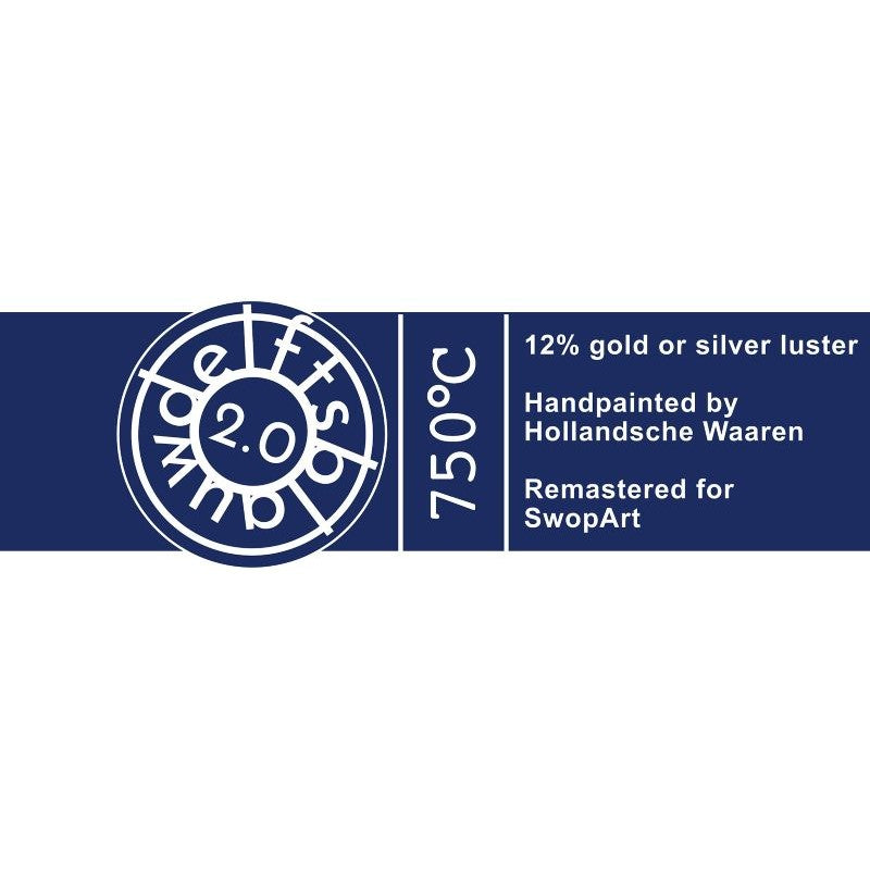 Landschap zilver water | Delfts Blauw 2.0