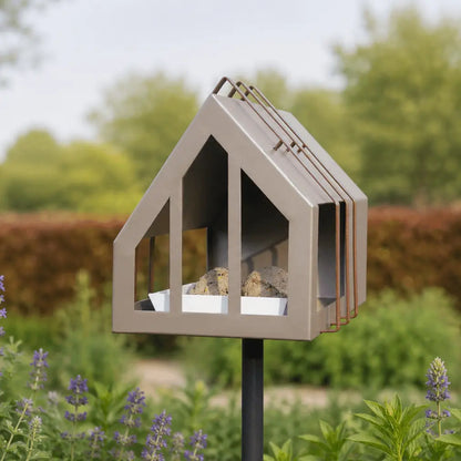 Framed Feeder - Vogelvoederhuisje op paal - Diverse Kleuren