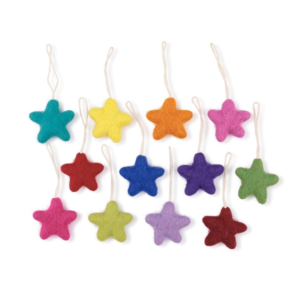 Hanger Ster Multicolor Assorti 12 st.