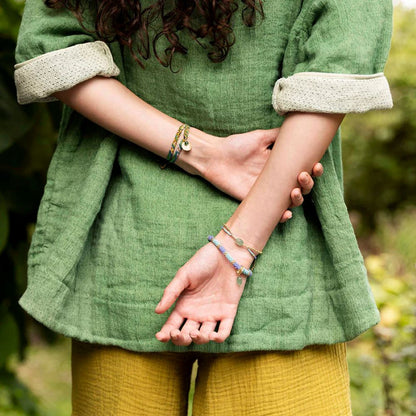 Sari Wikkel Armband met Bedeltje - Diverse Varianten