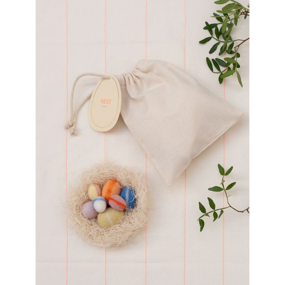 NEST wool eggs - Diverse Kleuren