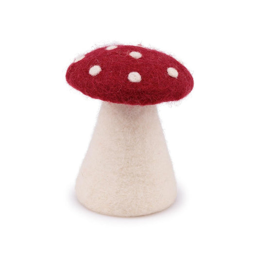 Paddenstoel / Eierwarmer - Rood