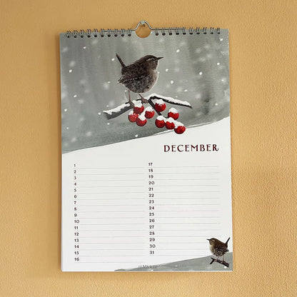 Verjaardagskalender met Natuurillustraties