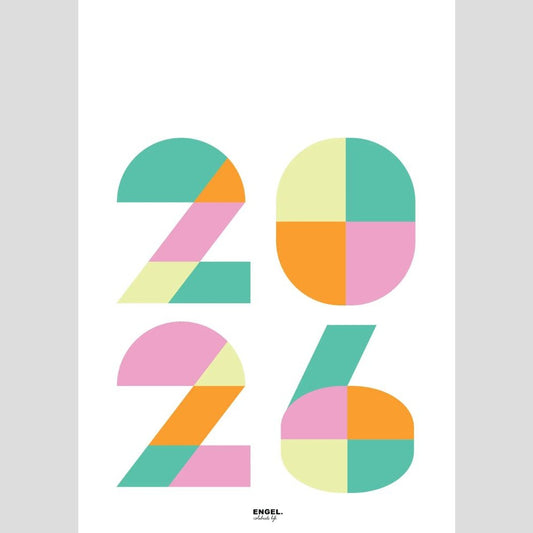 Jaarkalender 2026 - Diverse Afmetingen