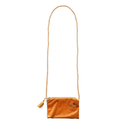 Bag Velvet Stars - Ochre