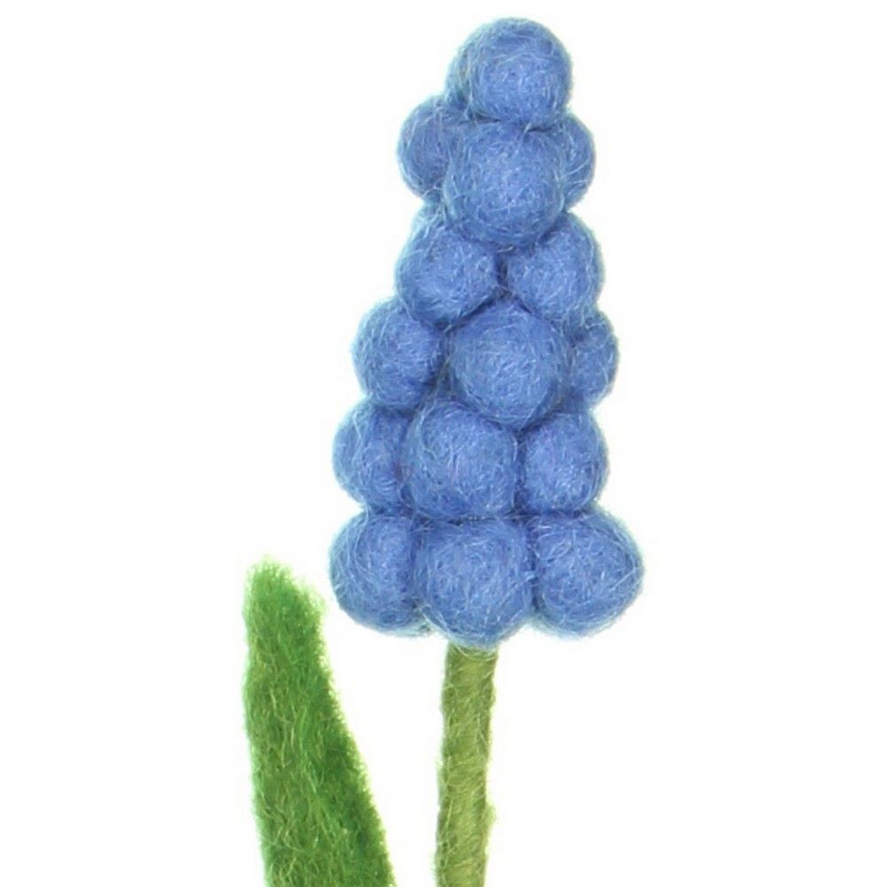Blauer Traubenwollfilz