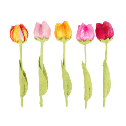 Tulpen-Wollfilz – verschiedene Farben