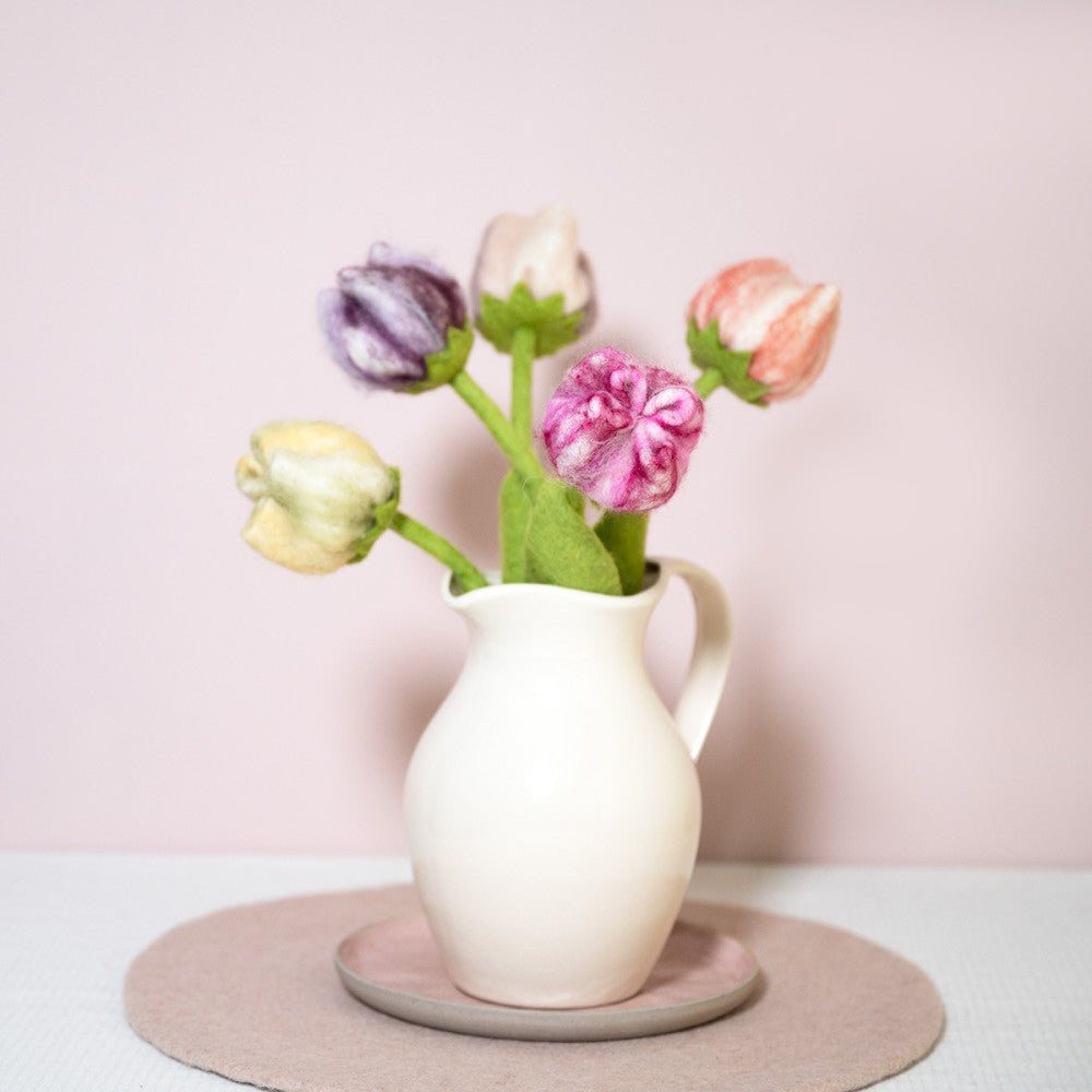 Tulp Wolvilt - Diverse Soft Colors