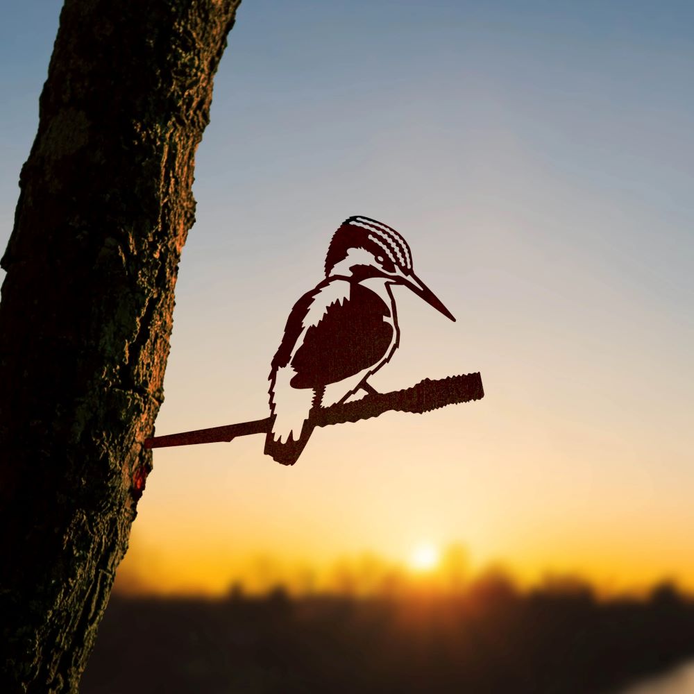 Vogelsilhouette Eisvogel