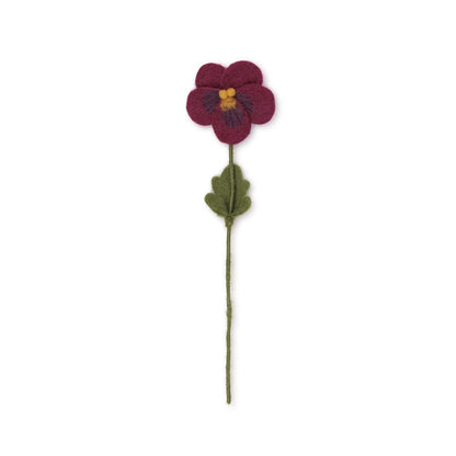 Winterviooltje Wolvilt - Diverse Kleuren
