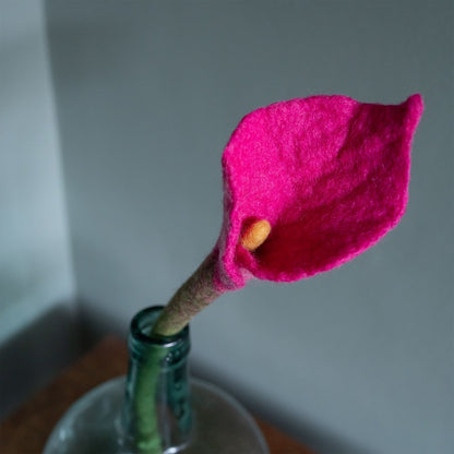 Bloem Calla Wolvilt - Diverse Kleuren