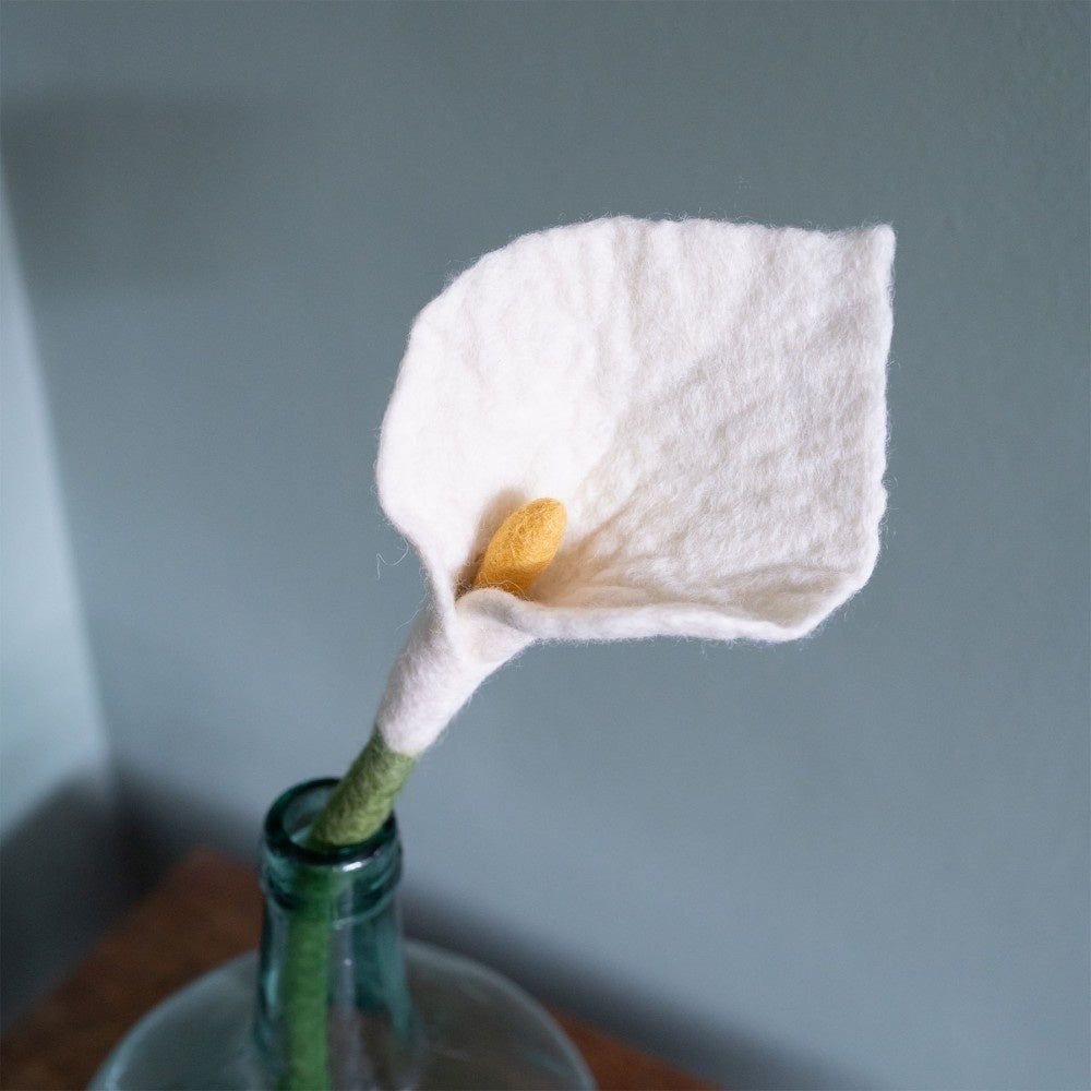 Bloem Calla Wolvilt - Diverse Kleuren