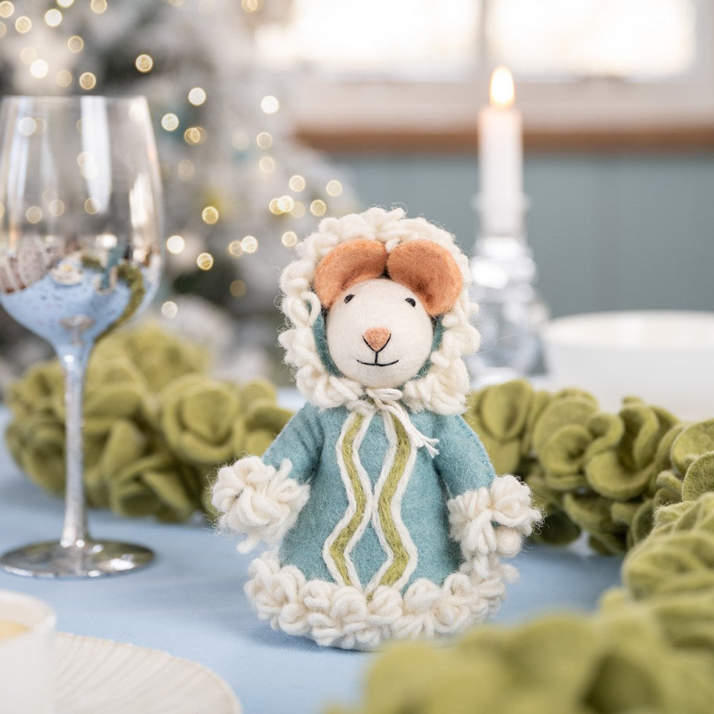 Lange Legged Kerstmis Muizen Staande Decoratie Verschillende - set van 2 Lange Legged Kerstmis Muizen Staande Decoratie Verschillende - set van 2