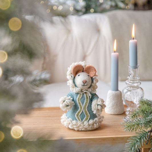 Decoratie Muis Winter / Kerst - Diverse Varianten