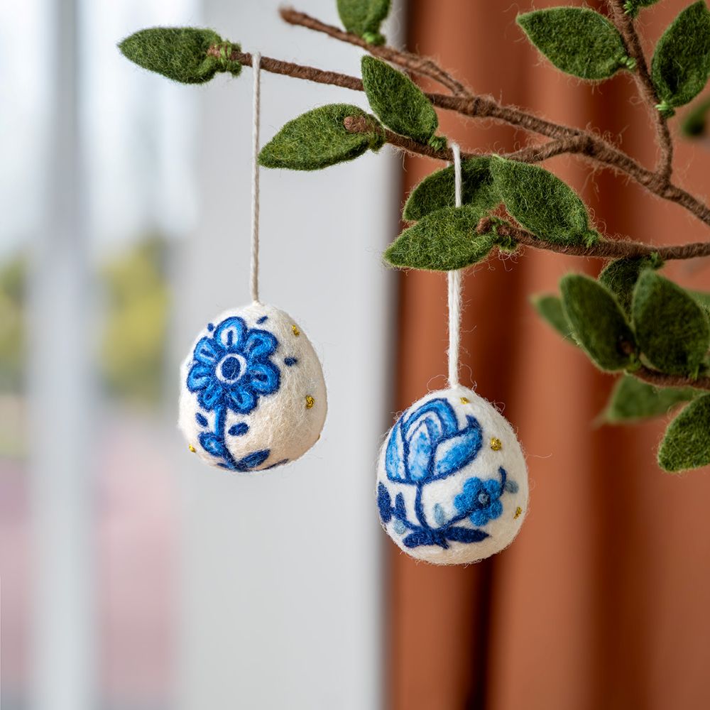 Delfts Blauw Wolvilt - Diverse Varianten