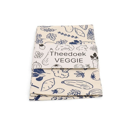 Theedoek Veggie - Diverse Kleuren