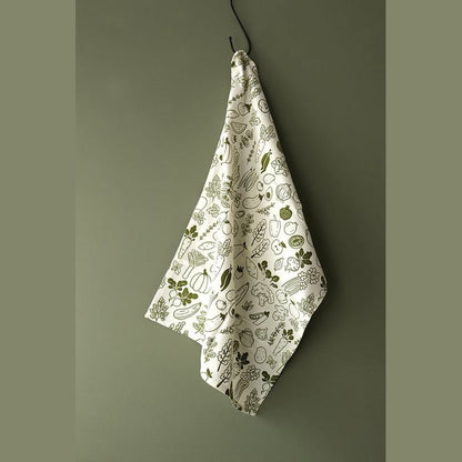 Theedoek Veggie - Diverse Kleuren