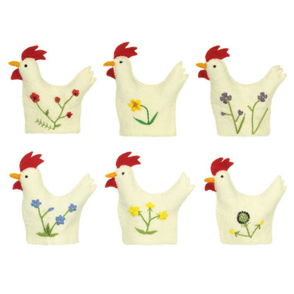 Egg Warmer Rooster Wildflower - Various Variants