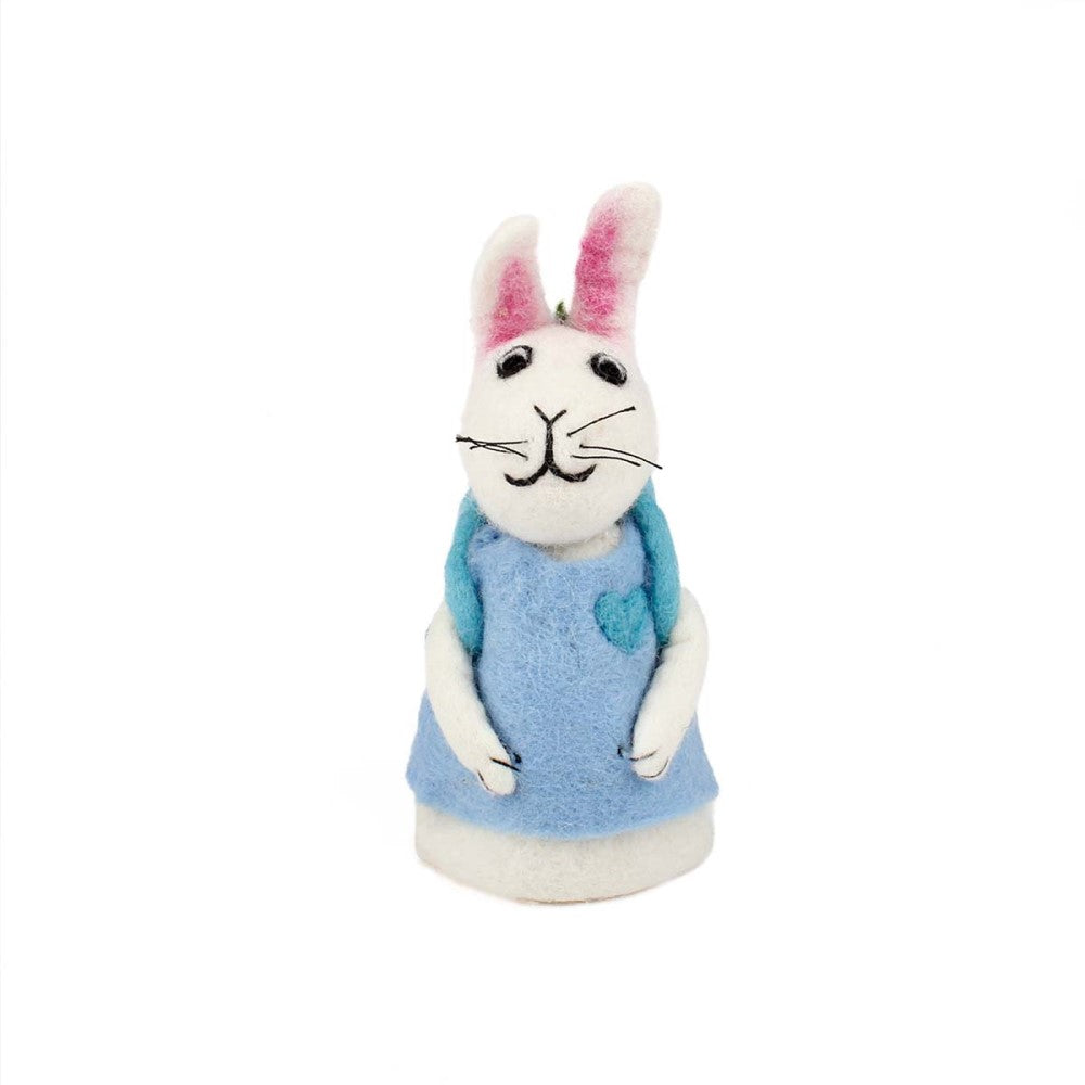 Eierwärmer Hase mit Rucksack Pastell - Verschiedene Farben