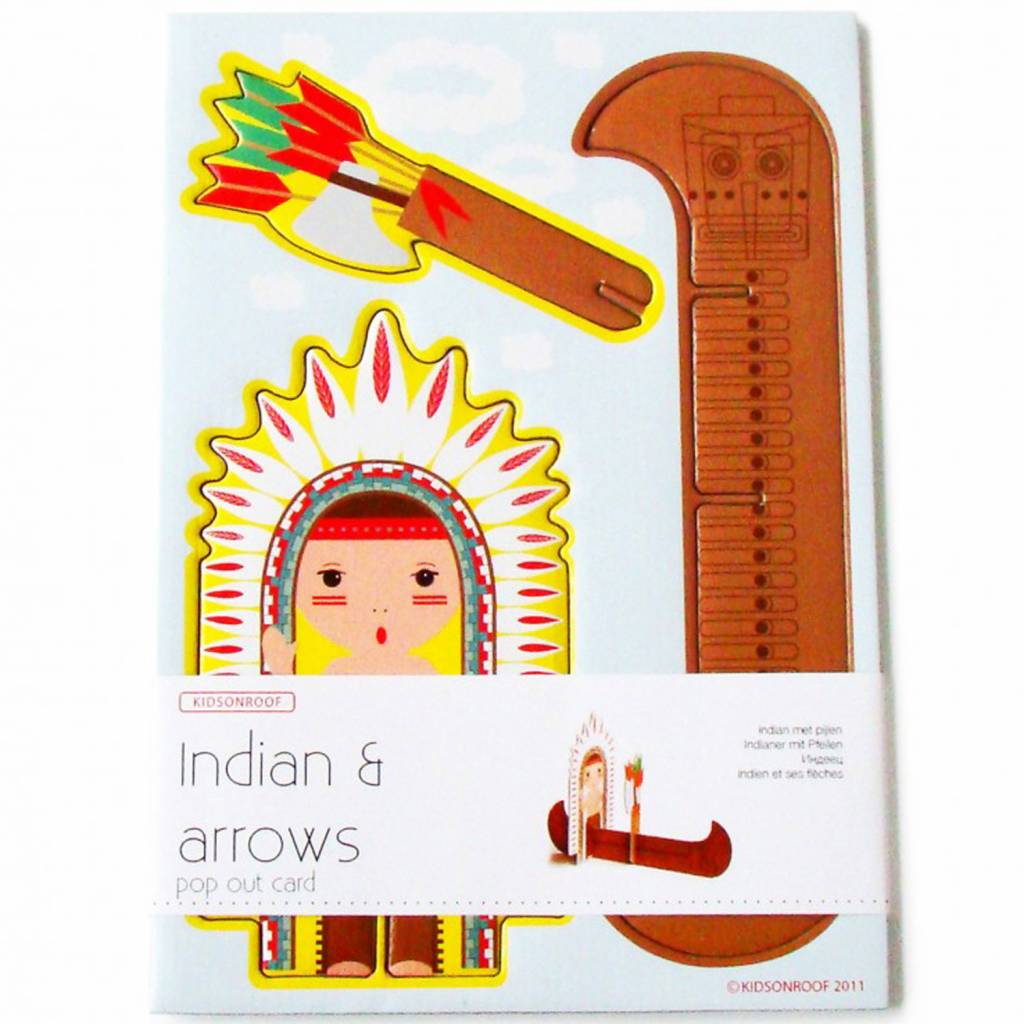 Popout card A5 Indian