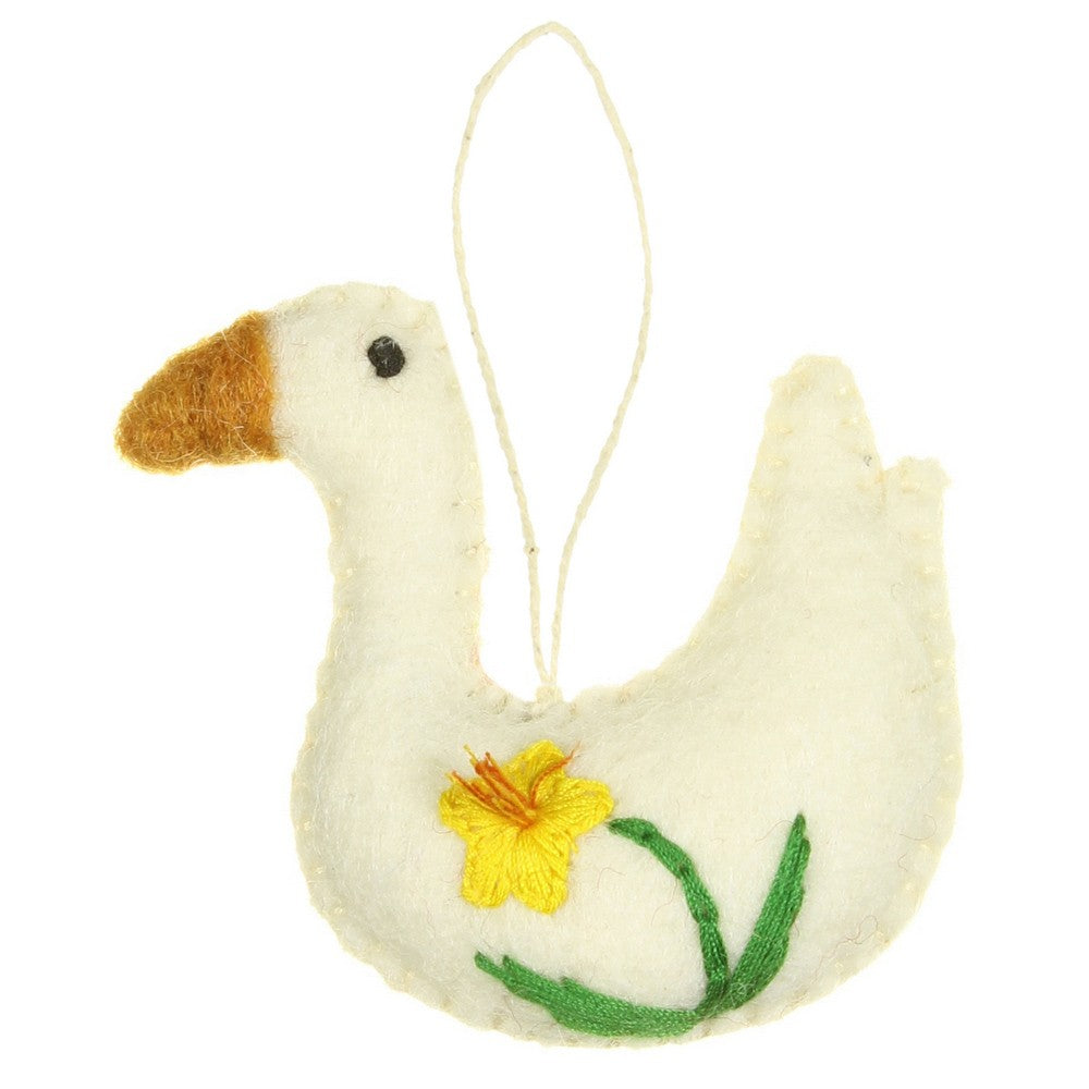 Pendant Goose Wildflower Ass. 6 pcs.
