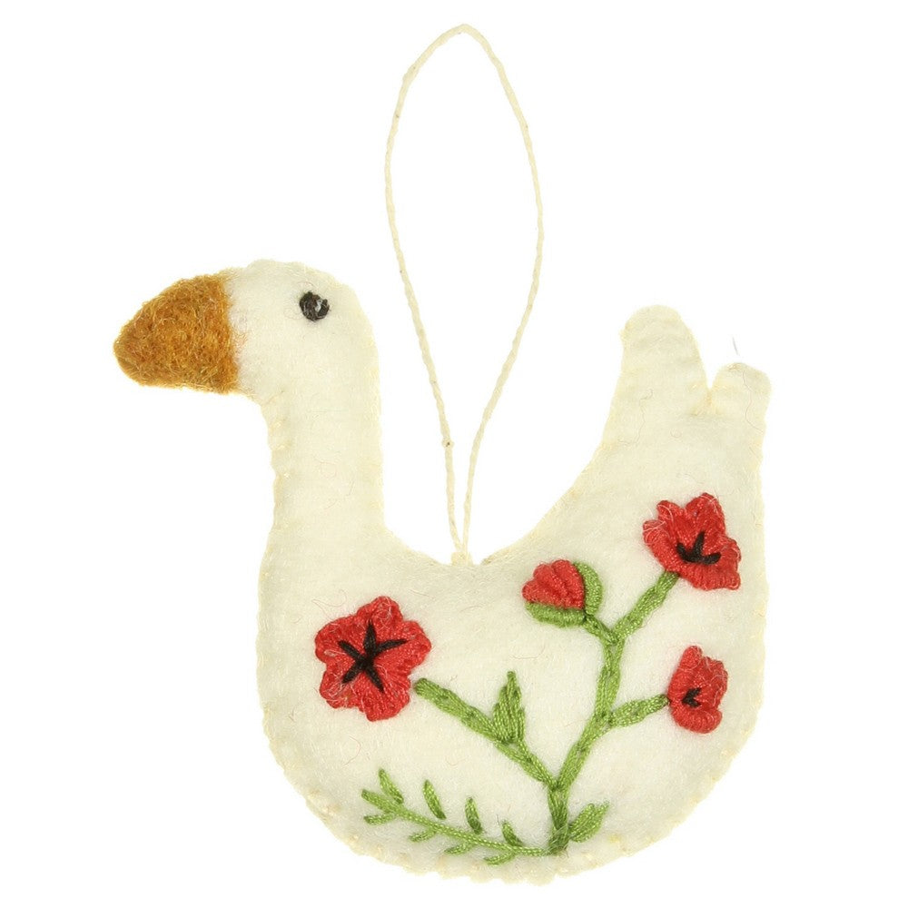 Pendant Goose Wildflower Ass. 6 pcs.