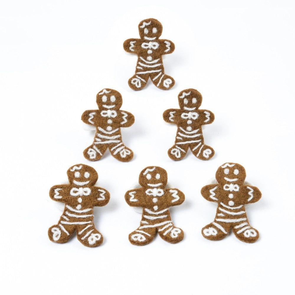 Gingerbread Cookie Doll Pendant