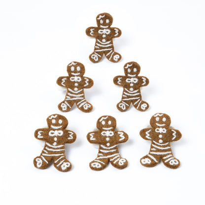 Gingerbread Cookie Doll Pendant