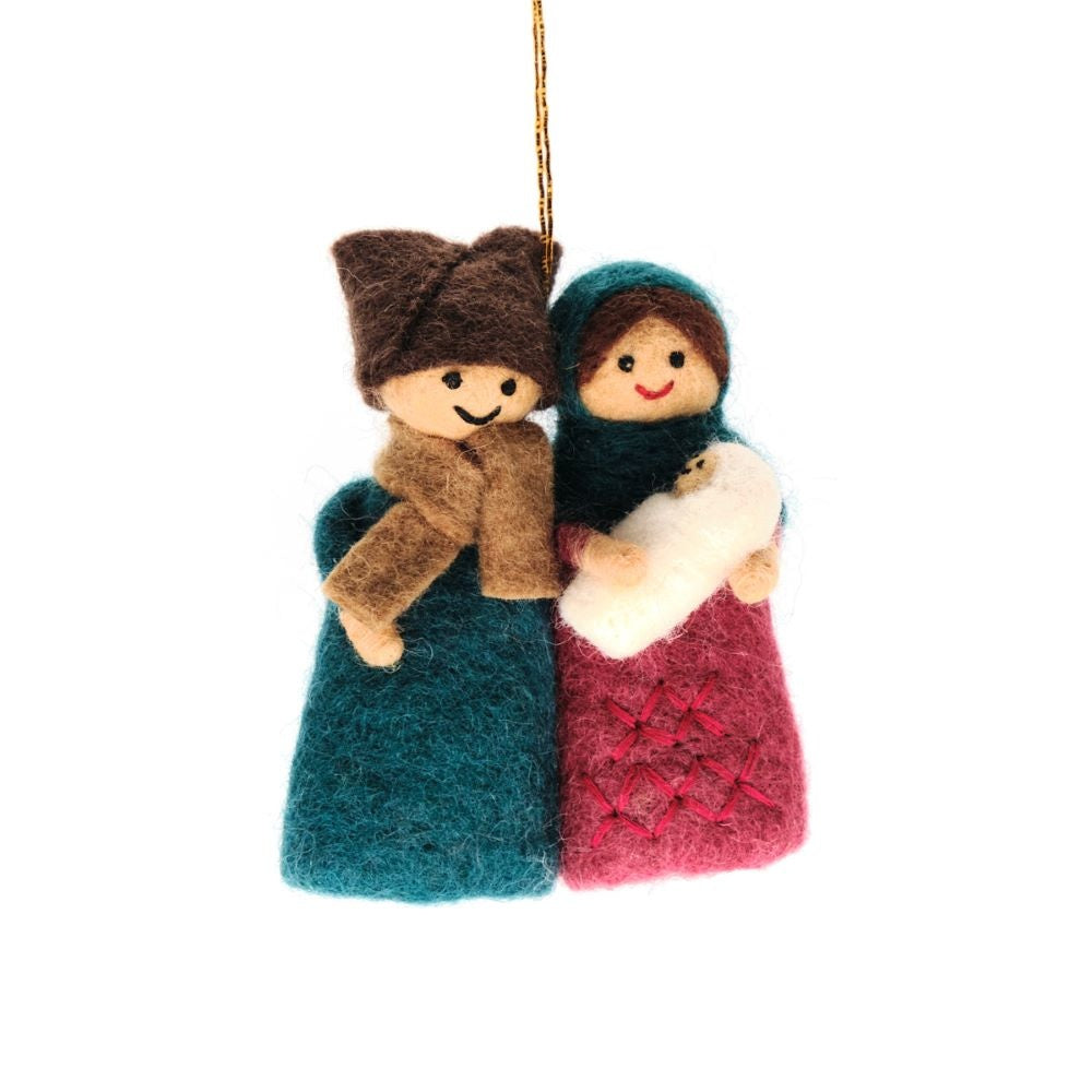 Kerst Hanger Jozef & Maria - Diverse Kleuren