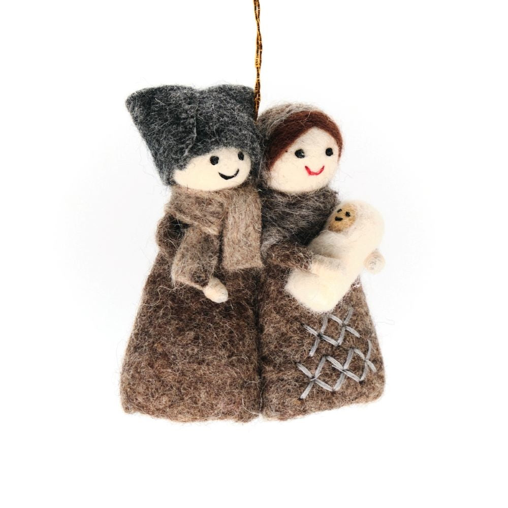 Kerst Hanger Jozef & Maria - Diverse Kleuren