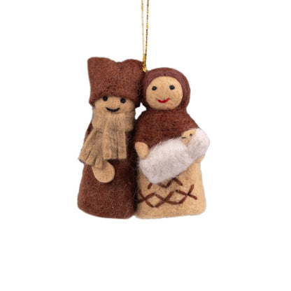 Kerst Hanger Jozef & Maria - Diverse Kleuren