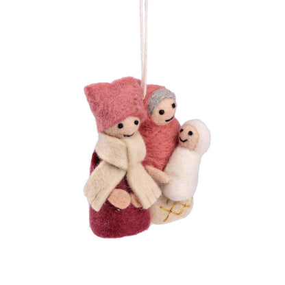 Kerst Hanger Jozef & Maria - Diverse Kleuren