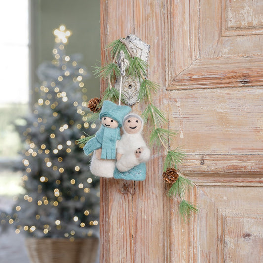 Kerst Hanger Jozef & Maria - Diverse Kleuren