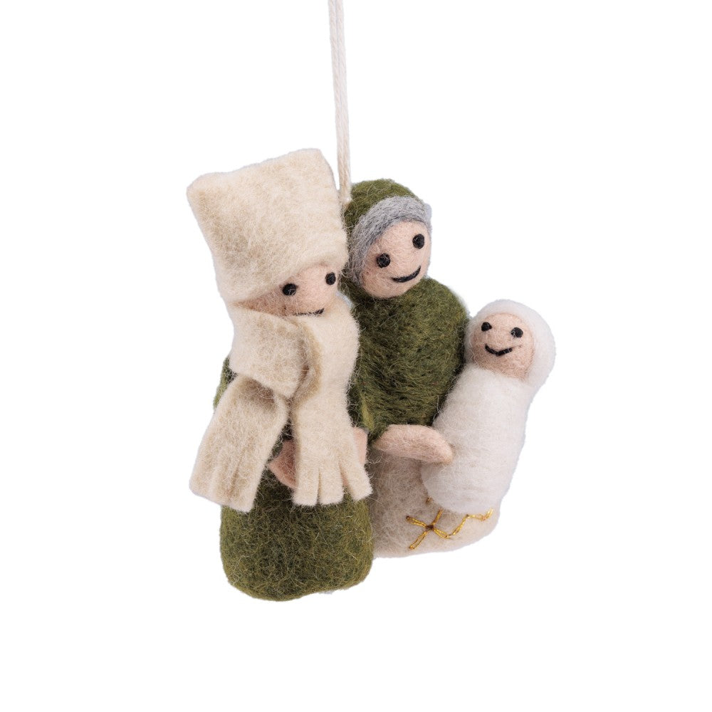Kerst Hanger Jozef & Maria - Diverse Kleuren