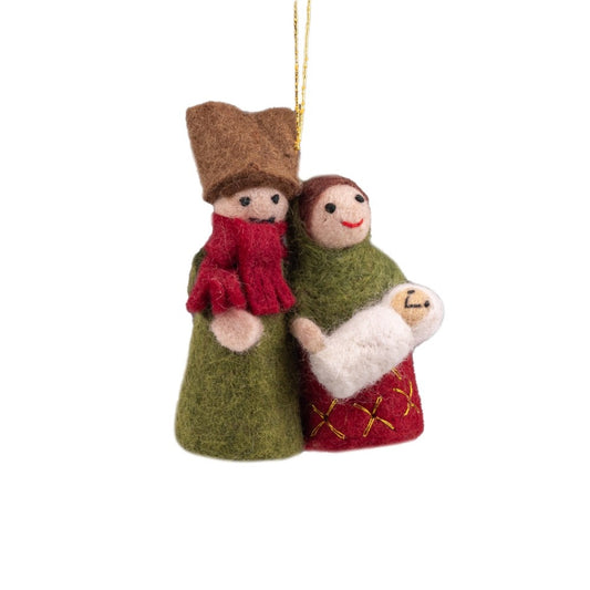 Kerst Hanger Jozef & Maria - Diverse Kleuren