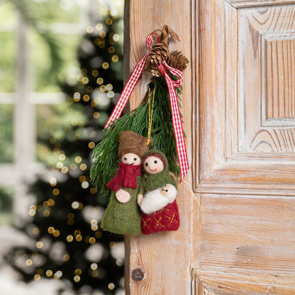 Kerst Hanger Jozef & Maria - Diverse Kleuren