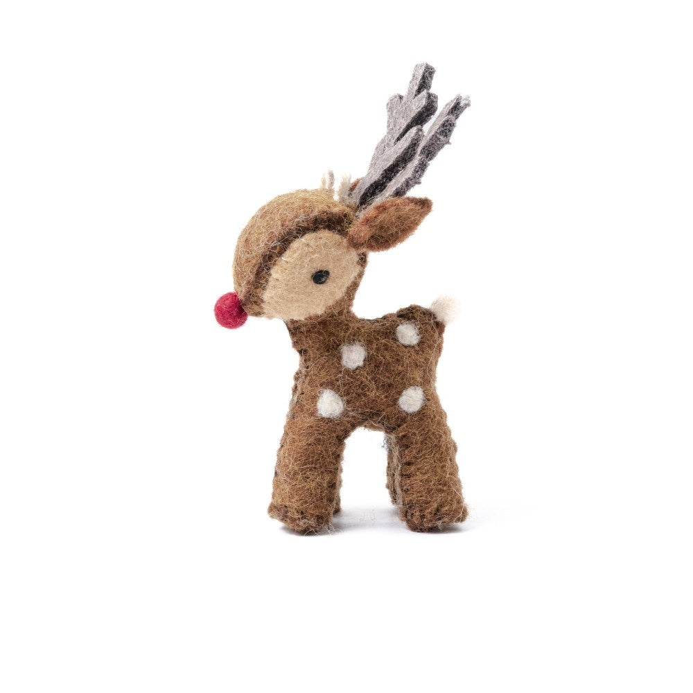 Gingerbread Reindeer Pendant - Various Colors