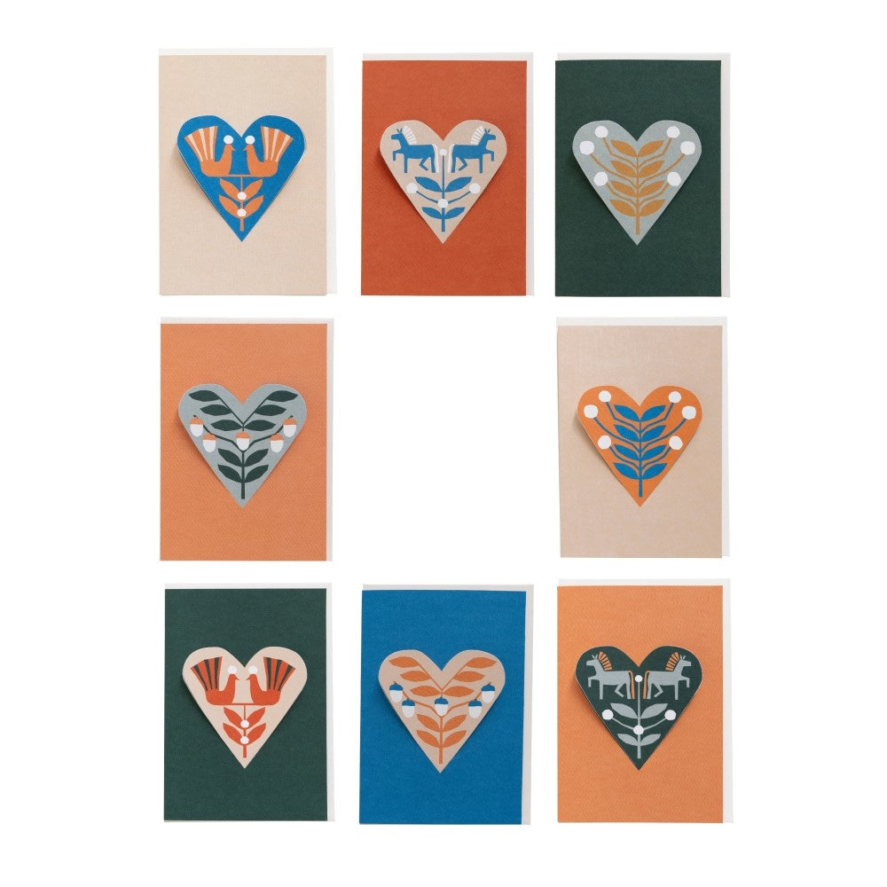 HEART Cards - Assorti 8 stuks