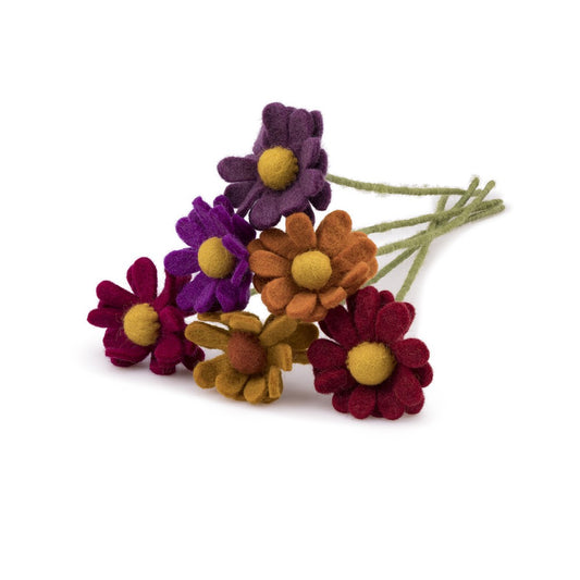 Herfst Margrietje Wolvilt - Diverse Kleuren