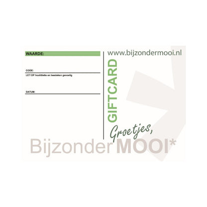 BijzonderMOOI Cadeaukaart